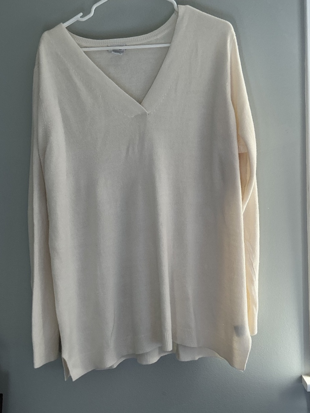 Plus Size White Sweater
